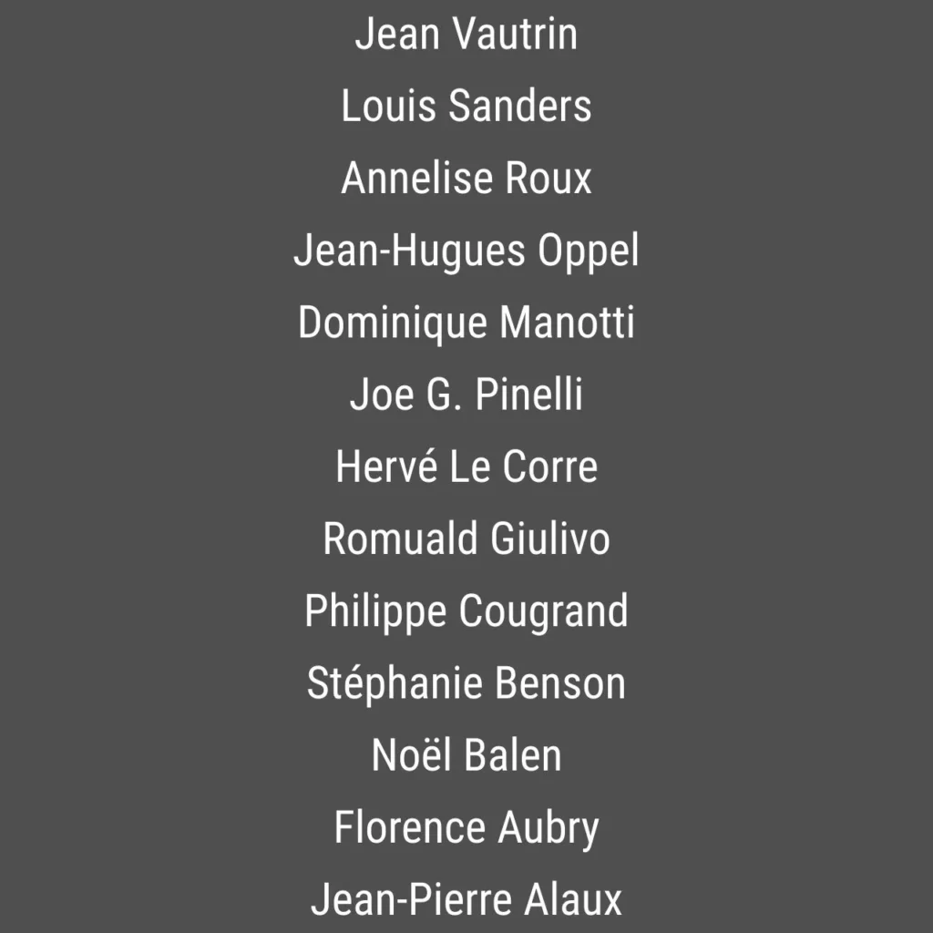 Listes des auteurs invités au salon 2006