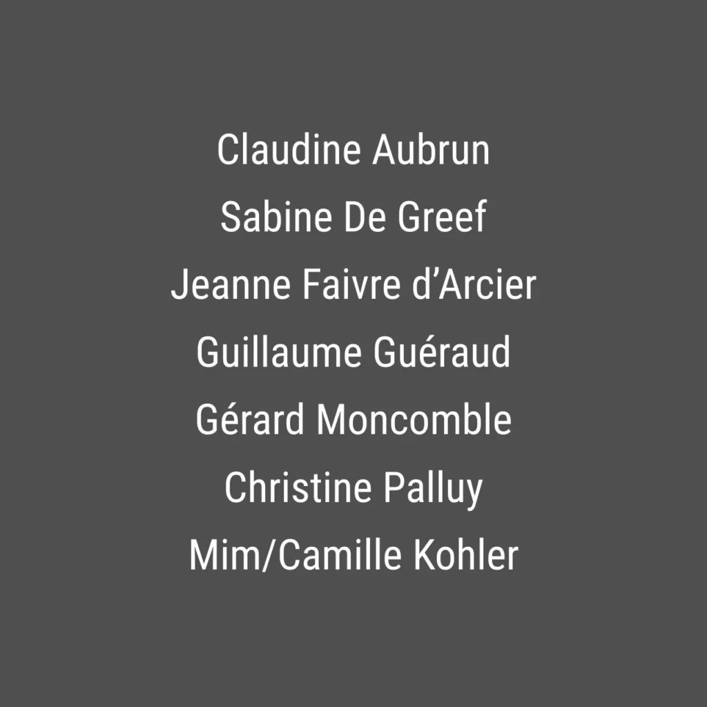 Listes des auteurs invités au salon 2022